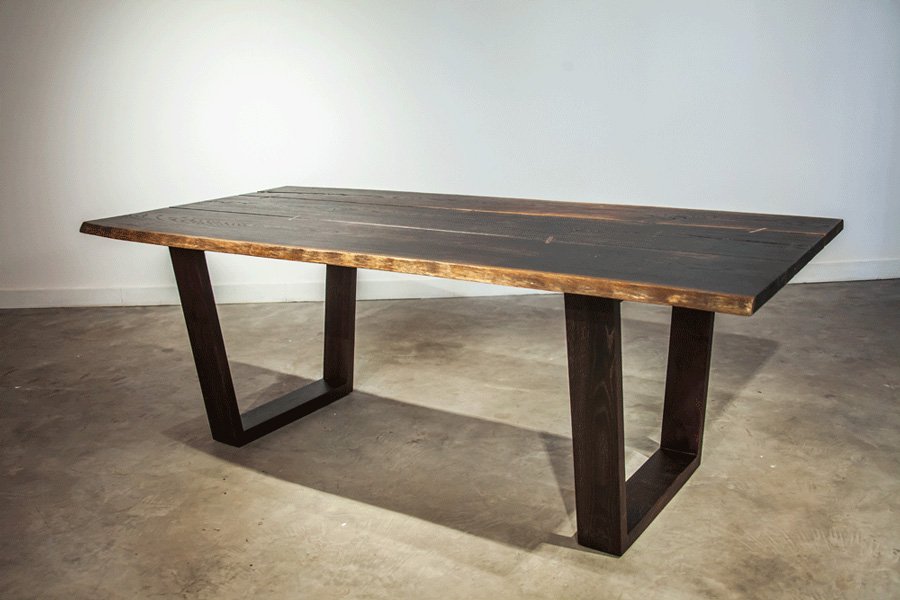 Napa Dining Table Seared Oak